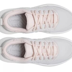 CROCS AT WORK ON THE CLOCK WOMENS SNEAKERS WHITE PINK SIZE 5.5 NWT